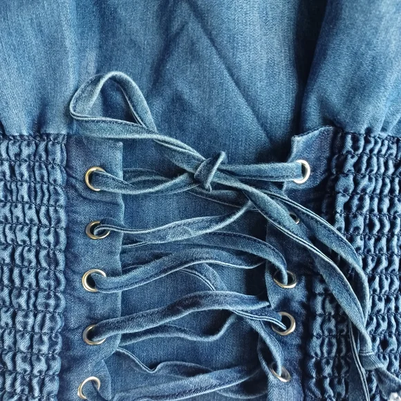 Star style chambry blouse - Picture 2 of 6